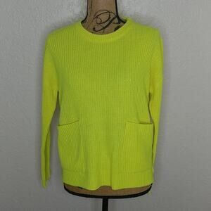 Melloday Sweater Neon Yellow Size XS